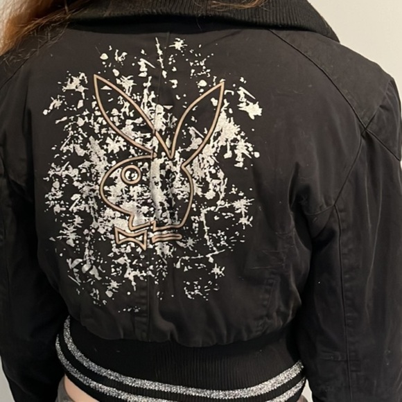 Vintage💥PLAYBOY Bomber Jacket - Picture 2 of 16